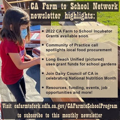cdfa farm to school grant